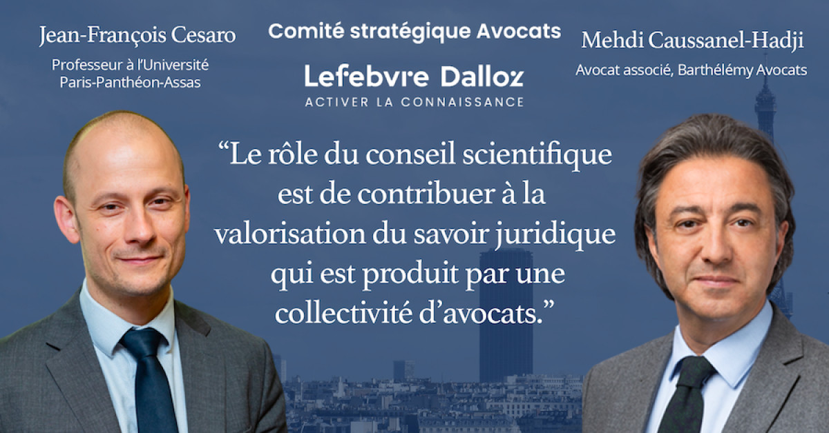 Le conseil scientifique - Comité Stratégique Avocats Lefebvre Dalloz